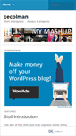 Mobile Screenshot of cecolman.wordpress.com