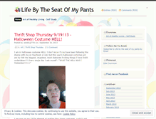 Tablet Screenshot of lifebytheseatofmypants.wordpress.com