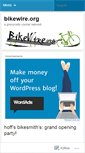 Mobile Screenshot of bikewire.wordpress.com