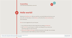 Desktop Screenshot of ksspaulding.wordpress.com