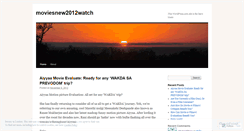 Desktop Screenshot of moviesnew2012watch.wordpress.com