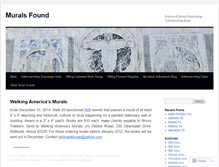 Tablet Screenshot of muralsfound.wordpress.com