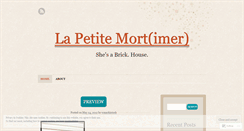 Desktop Screenshot of lapetitemortimer.wordpress.com