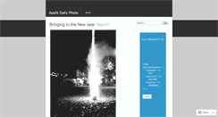 Desktop Screenshot of apalitdailyphoto.wordpress.com