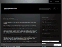Tablet Screenshot of jasonseagrave.wordpress.com
