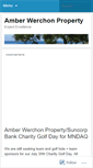 Mobile Screenshot of amberwerchon.wordpress.com