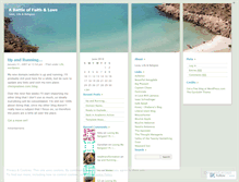 Tablet Screenshot of faithandlove.wordpress.com