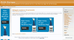 Desktop Screenshot of fritteuropa.wordpress.com