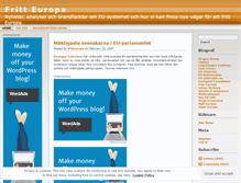 Tablet Screenshot of fritteuropa.wordpress.com