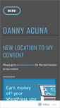 Mobile Screenshot of dannyacuna.wordpress.com
