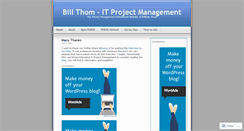 Desktop Screenshot of billtpmp.wordpress.com