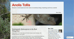 Desktop Screenshot of anolistollis.wordpress.com