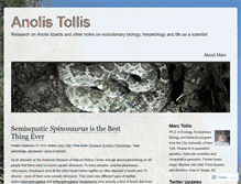 Tablet Screenshot of anolistollis.wordpress.com