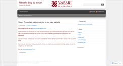Desktop Screenshot of marbellabyvasari.wordpress.com