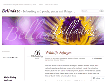 Tablet Screenshot of belladaze.wordpress.com