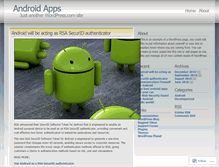Tablet Screenshot of androidmagic.wordpress.com