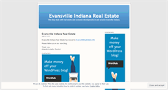 Desktop Screenshot of evansvillerealestatenews.wordpress.com