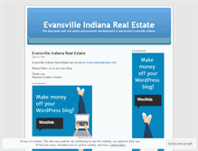 Tablet Screenshot of evansvillerealestatenews.wordpress.com