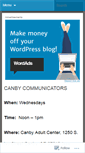 Mobile Screenshot of canbycommunicators.wordpress.com