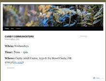 Tablet Screenshot of canbycommunicators.wordpress.com