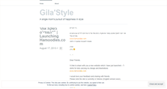 Desktop Screenshot of gilastyle.wordpress.com
