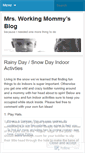 Mobile Screenshot of mrsworkingmommy.wordpress.com