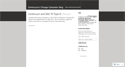 Desktop Screenshot of continuumcolocation.wordpress.com