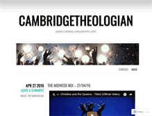 Tablet Screenshot of cambridgetheologian.wordpress.com