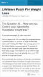 Mobile Screenshot of lifewave.wordpress.com