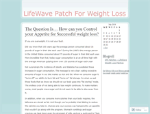 Tablet Screenshot of lifewave.wordpress.com