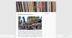 Desktop Screenshot of hatcreekrecords.wordpress.com