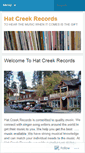 Mobile Screenshot of hatcreekrecords.wordpress.com