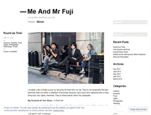 Tablet Screenshot of meandmrfuji.wordpress.com
