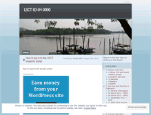 Tablet Screenshot of lsctlevel4.wordpress.com