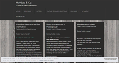 Desktop Screenshot of maedupshop.wordpress.com