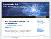 Tablet Screenshot of informaticaenred.wordpress.com