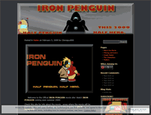 Tablet Screenshot of ironpenguinmovie.wordpress.com