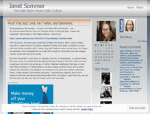 Tablet Screenshot of janetsommer.wordpress.com