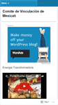 Mobile Screenshot of comitedevinculaciondemexicali.wordpress.com