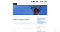 Desktop Screenshot of antenascelulares.wordpress.com