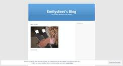 Desktop Screenshot of emilysfeet.wordpress.com