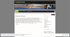 Desktop Screenshot of chasingrocky.wordpress.com