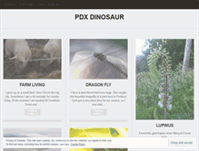 Tablet Screenshot of pdxdinosaur.wordpress.com