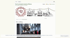 Desktop Screenshot of lefvanderwedding.wordpress.com