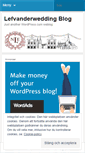 Mobile Screenshot of lefvanderwedding.wordpress.com
