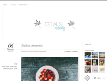 Tablet Screenshot of detailsjuliette.wordpress.com
