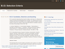 Tablet Screenshot of bidcriteria.wordpress.com