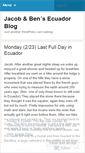 Mobile Screenshot of jbecuador.wordpress.com