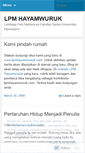 Mobile Screenshot of lpmhayamwuruk.wordpress.com