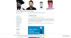 Desktop Screenshot of everythingallofthetime.wordpress.com